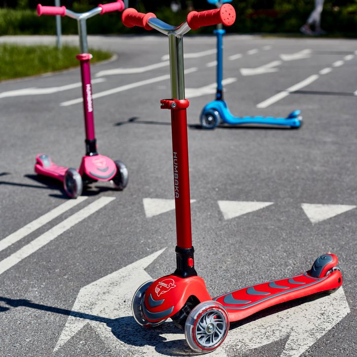 HUMBAKA Mini Y, monopattino triciclo per bambini rosso 14