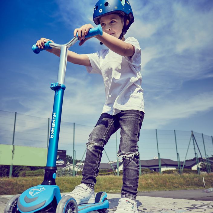 HUMBAKA Mini Y, monopattino triciclo per bambini blu 19
