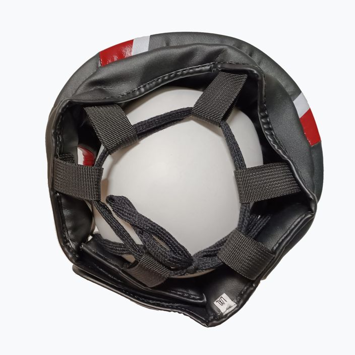 Casco da boxe DIVISION B-2 DIV-HGP02 nero/bianco/rosso 3