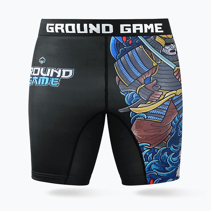 Pantaloncini da allenamento Ground Game Vale Tudo Yokai 3.0 uomo nero/multicolore