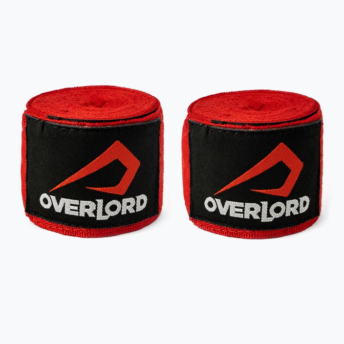 Bendaggi da boxe Overlord 200001 350 cm rosso 3