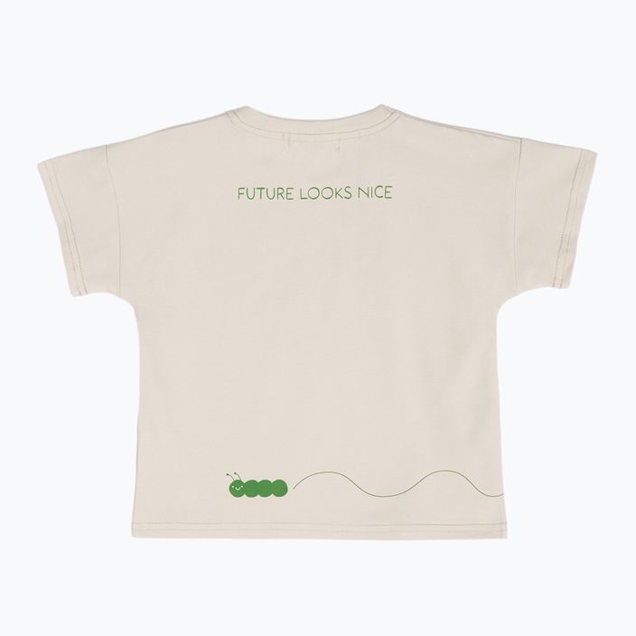 Maglietta per bambini KID STORY Cotone organico sabbia chiaro 2