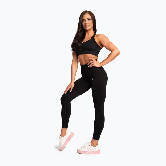 Leggings donna Gym Glamour Basic Scrunch nero 2