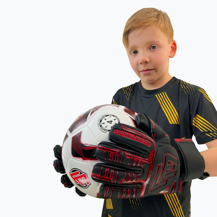 Guanti da portiere per bambini Football Masters Symbio NC rosso 5