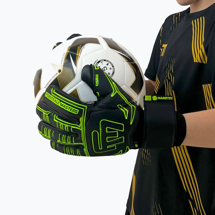 Guanti da portiere per bambini Football Masters Symbio NC fluo 4