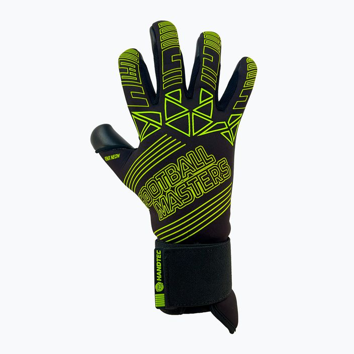 Guanti da portiere per bambini Football Masters Fenix verde fluo