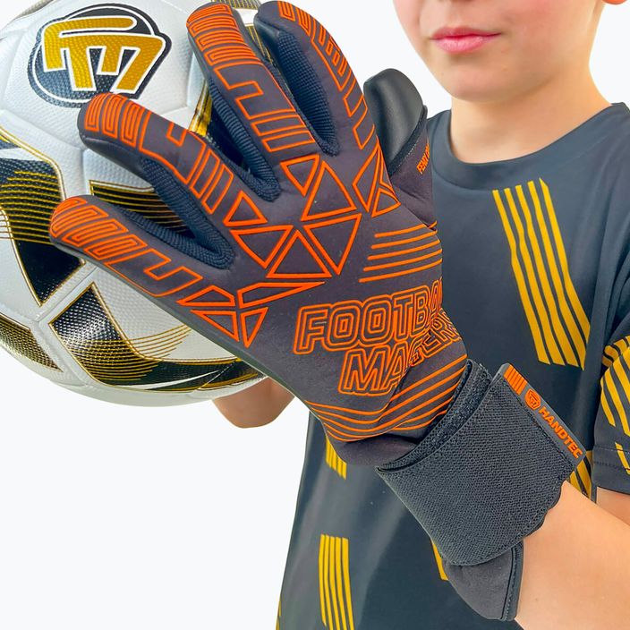 Guanti da portiere per bambini Football Masters Fenix arancione fluo 4