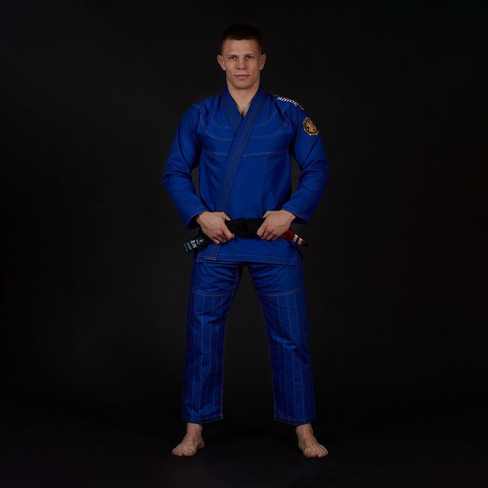 GI per il Brazilian jiu-jitsu da uomo Ground Game Champion 2.0 blu 2