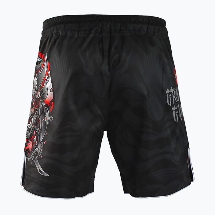 Pantaloncini da allenamento Ground Game MMA Samurai 2.0 uomo nero/rosso 2