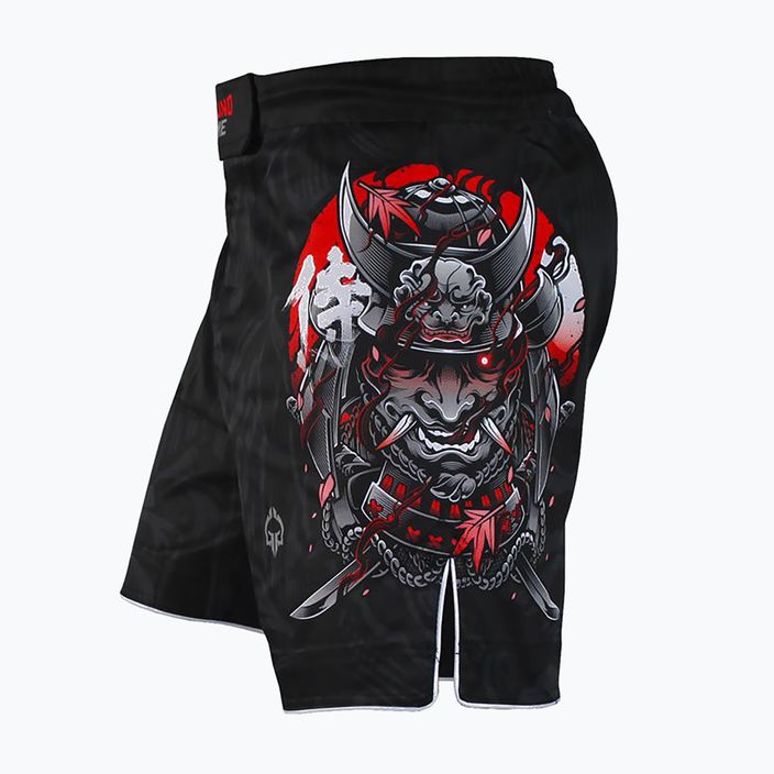 Pantaloncini da allenamento Ground Game MMA Samurai 2.0 uomo nero/rosso 3