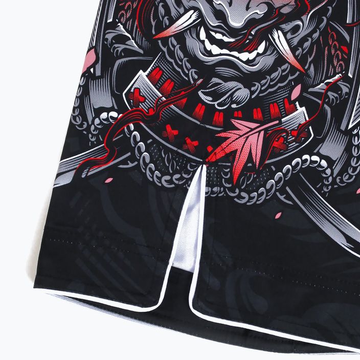 Pantaloncini da allenamento Ground Game MMA Samurai 2.0 uomo nero/rosso 7