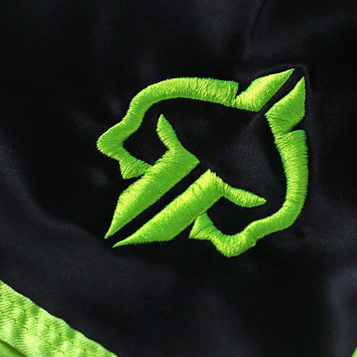Pantaloncini da allenamento Ground Game Muay Thai Neon da uomo nero/verde neon 7