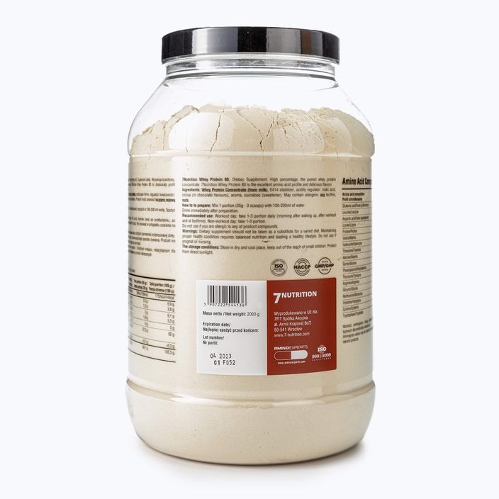 Proteine del siero del latte 7Nutrition 80 2 kg Pesca 3
