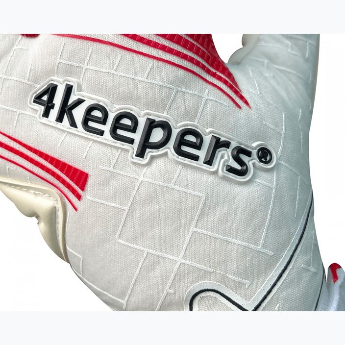 4keepers Soft Opal NC Jr guanti da portiere per bambini bianchi 5