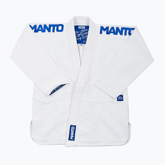 GI per il jiu-jitsu brasiliano maschile MANTO BJJ X4 bianco 3