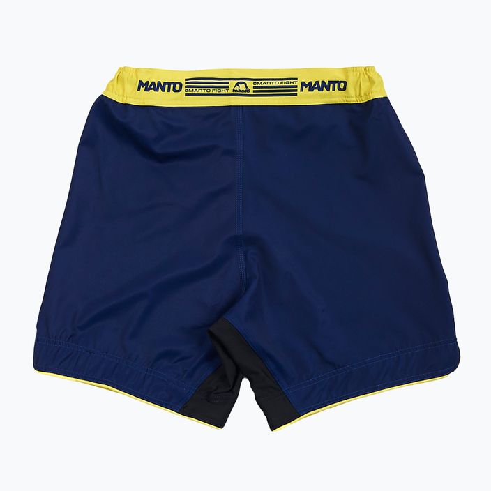 MANTO Stripe 2.0 pantaloncini da allenamento da uomo blu navy 2