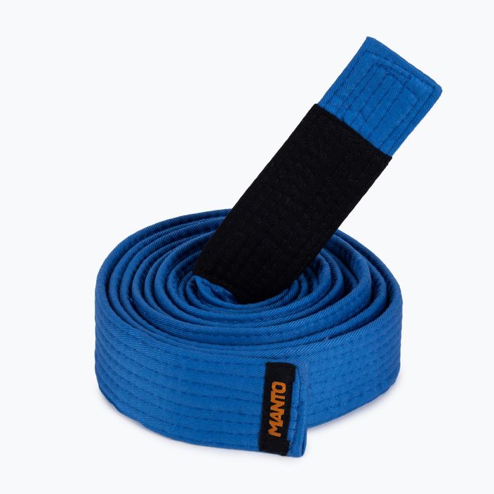 Cintura di jiu-jitsu brasiliano MANTO BJJ Etichetta blu 3