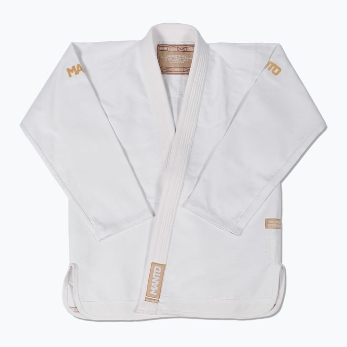 GI per jiu-jitsu brasiliano MANTO Rise 2.0 bianco 8