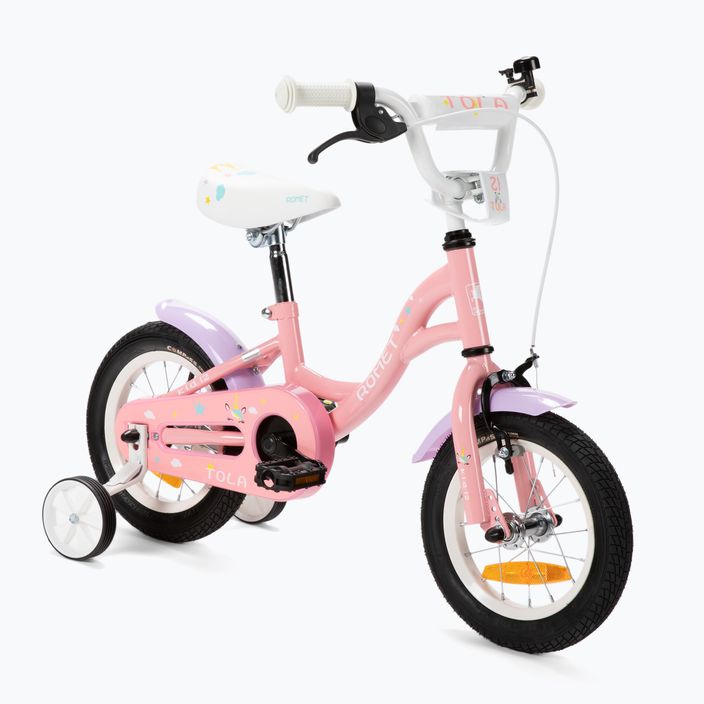 Bicicletta per bambini Romet Tola 12 rosa/bianco 2