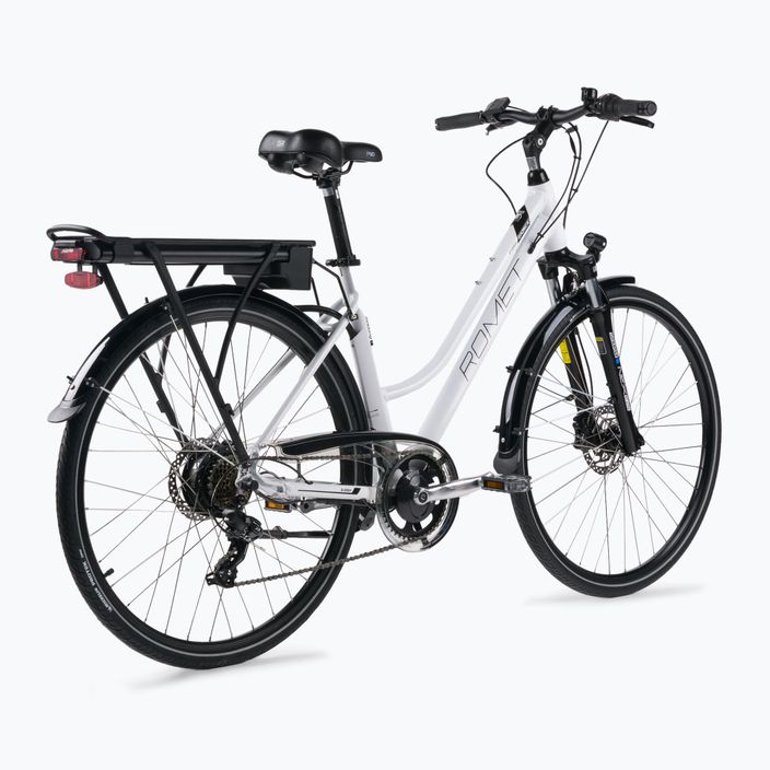 Bicicletta elettrica da donna Romet Gazela RM 1 36V 12Ah 440Wh bianco/nero 3