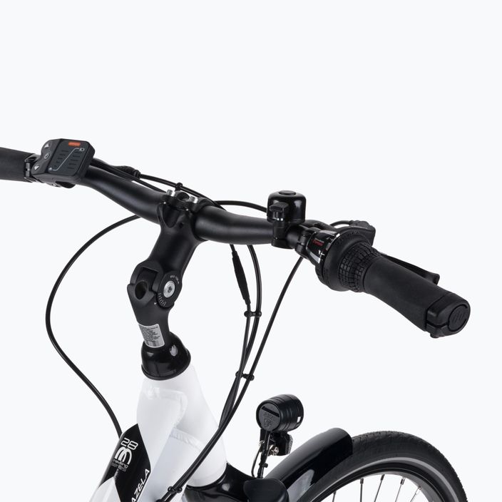 Bicicletta elettrica da donna Romet Gazela RM 1 36V 12Ah 440Wh bianco/nero 5