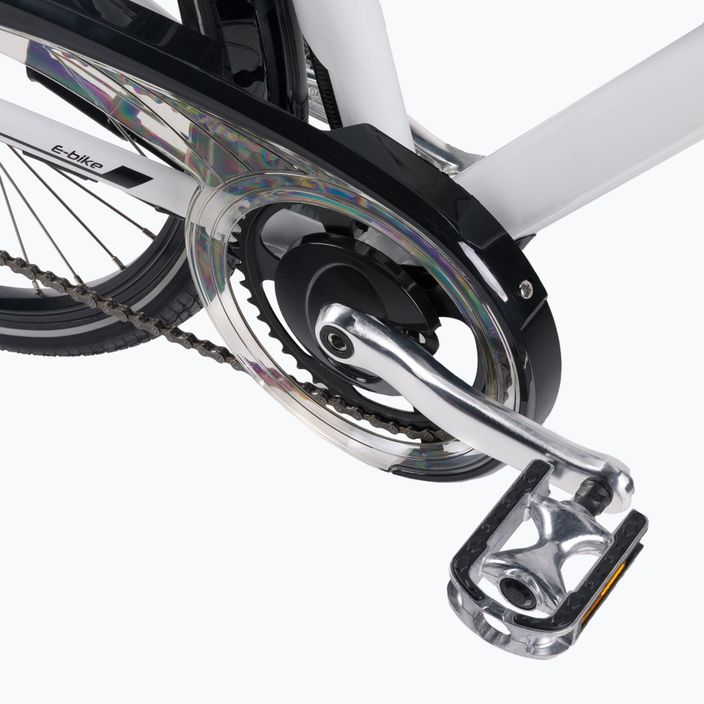 Bicicletta elettrica da donna Romet Gazela RM 1 36V 12Ah 440Wh bianco/nero 10