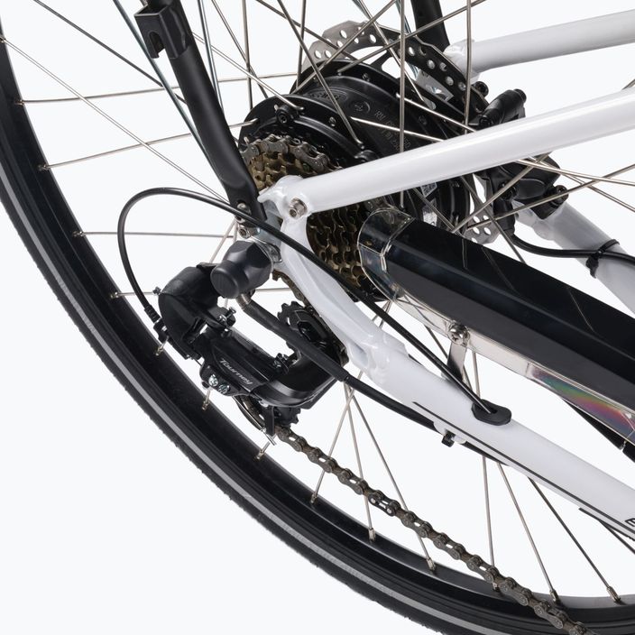 Bicicletta elettrica da donna Romet Gazela RM 1 36V 12Ah 440Wh bianco/nero 11