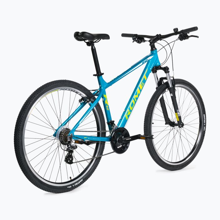 Romet Rambler R9.0 mountain bike blu/bianco/giallo 3