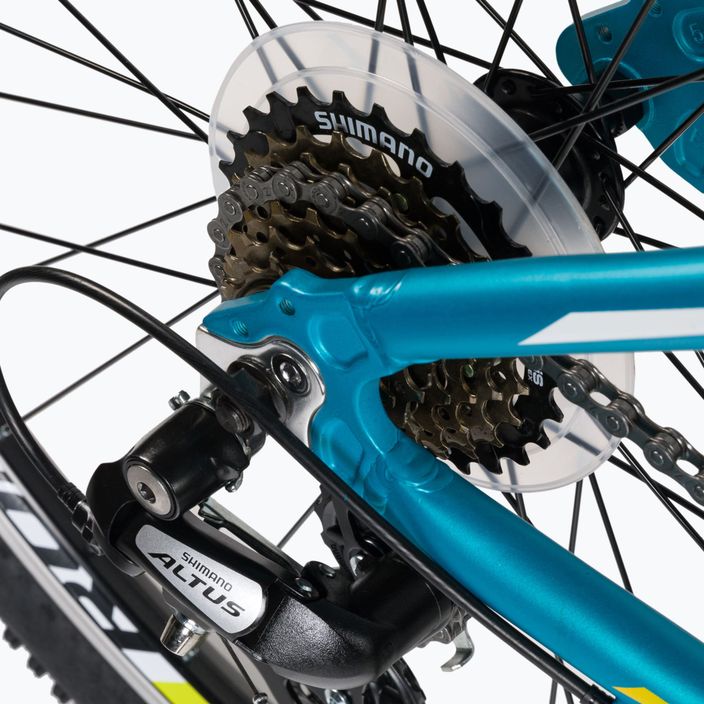 Romet Rambler R9.0 mountain bike blu/bianco/giallo 10