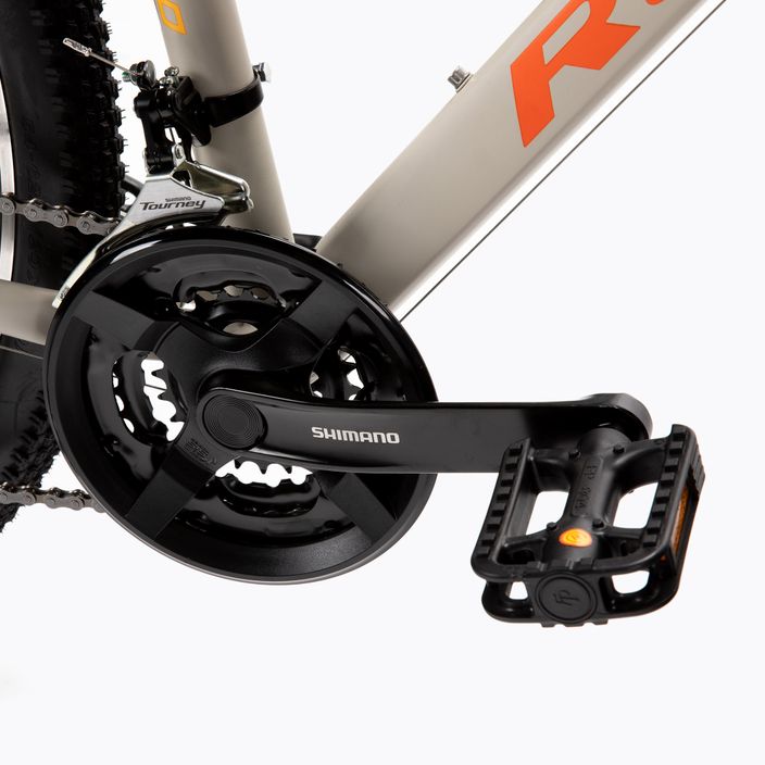 Romet Rambler R9.0 mountain bike grigio/arancione 8