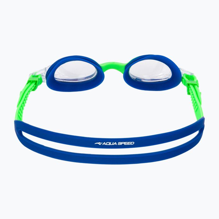 Occhialini da nuoto AQUA-SPEED per bambini Amari blu/verde/luminoso 5