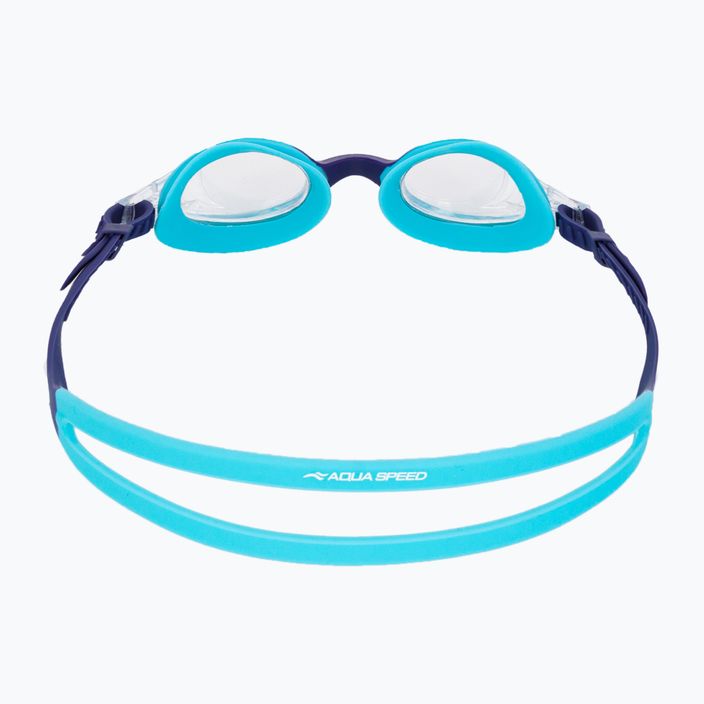 Occhialini da nuoto per bambini AQUA-SPEED Amari blu/ blu scuro/ luminoso 5