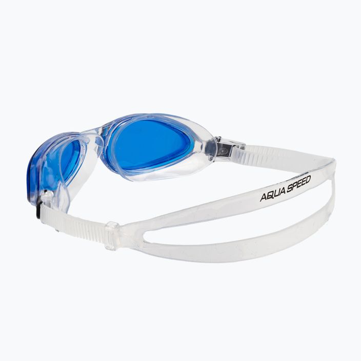 AQUA-SPEED Occhiali da nuoto sonici trasparenti/blu 4