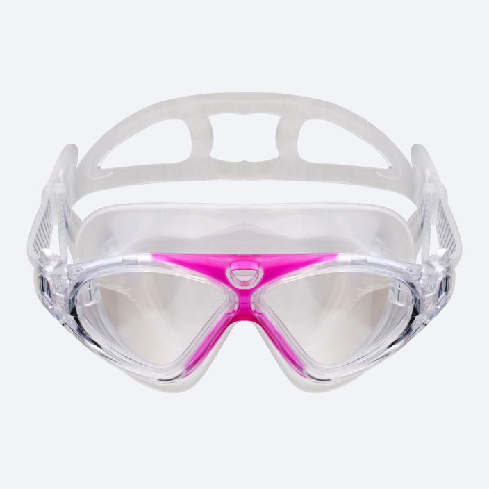 AQUA-SPEED maschera da nuoto per bambini Zephyr rosa/trasparente 2