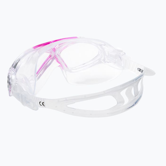 AQUA-SPEED maschera da nuoto per bambini Zephyr rosa/trasparente 4