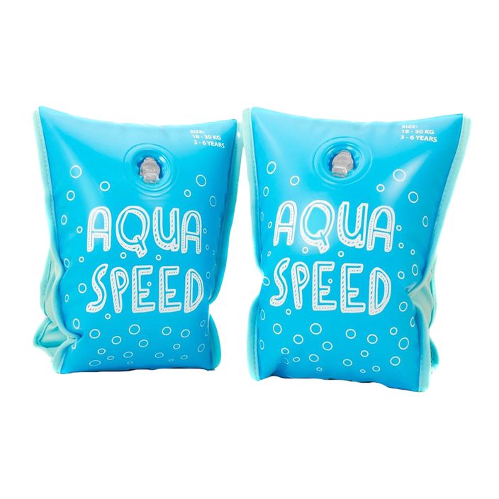 Guanti da nuoto per bambini AQUA-SPEED Premium blu 2