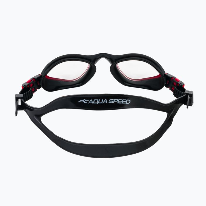 Occhiali da nuoto AQUA-SPEED Flex rosso/nero/luminoso 5