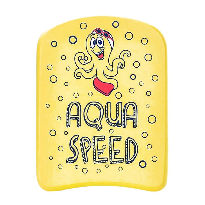 Tavola da nuoto per bambini AQUA-SPEED Kiddie Octopus giallo 2
