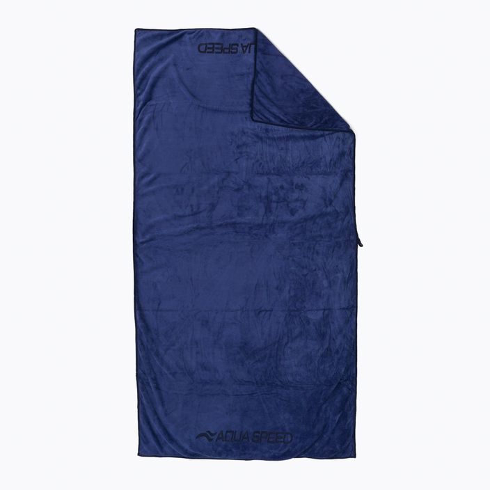 AQUA-SPEED Asciugamano ad asciugatura rapida Dry Soft 70 x 140 cm, blu navy