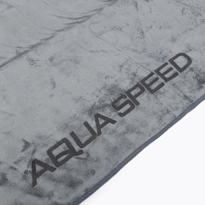 AQUA-SPEED Asciugamano morbido grigio 3