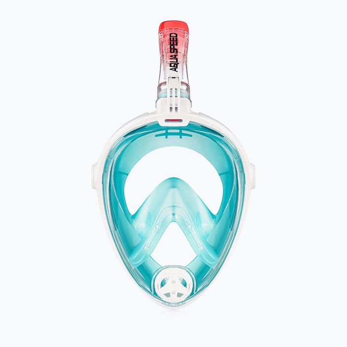 AQUA-SPEED Spectra 2.0 maschera integrale per snorkeling bianco/blu 2