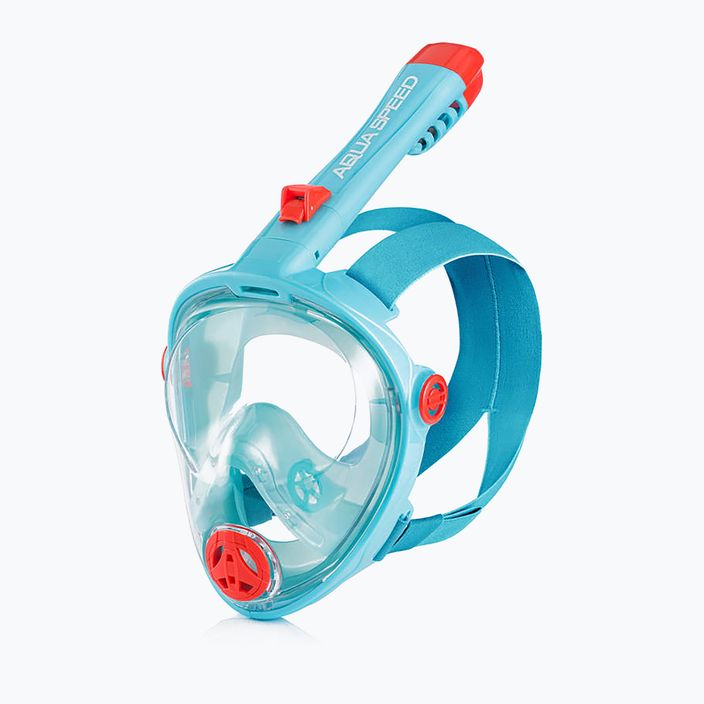 AQUA-SPEED Spectra 2.0 Kid maschera snorkeling integrale turchese 5