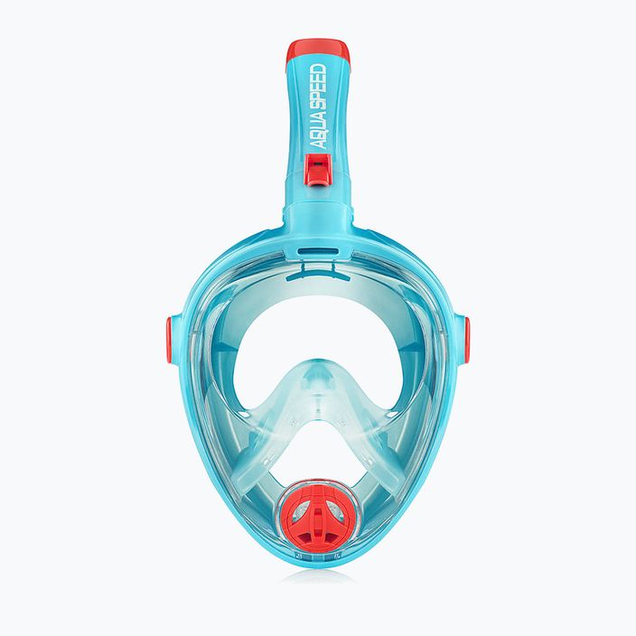AQUA-SPEED Spectra 2.0 Kid maschera snorkeling integrale turchese 6
