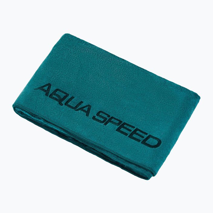 AQUA-SPEED Dry Soft 70 x 140 cm asciugamano ad asciugatura rapida verde marino