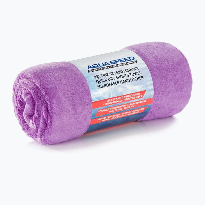 AQUA-SPEED Asciugamano ad asciugatura rapida Dry Soft 70 x 140 cm, viola 5