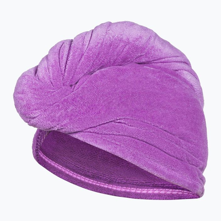 AQUA-SPEED Asciugamano per la testa turbante viola