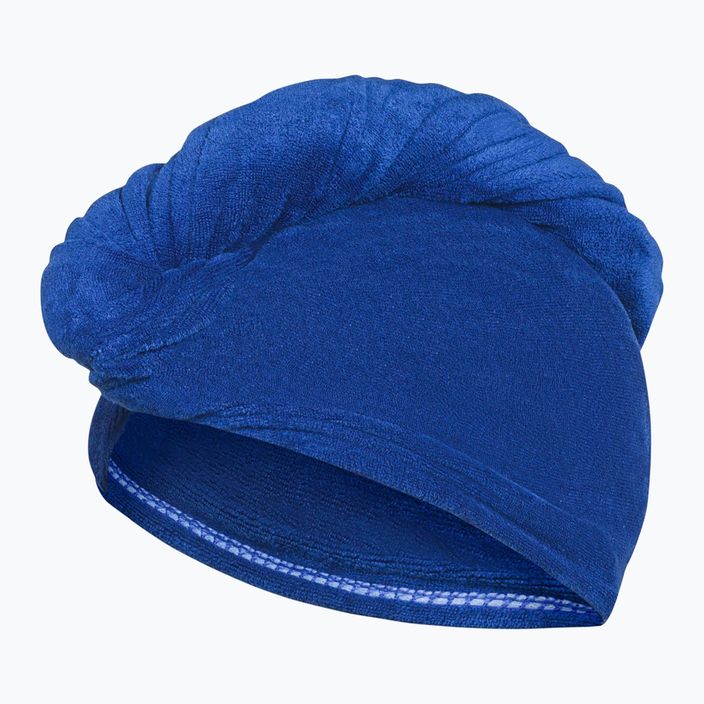 AQUA-SPEED Asciugamano per la testa turbante blu