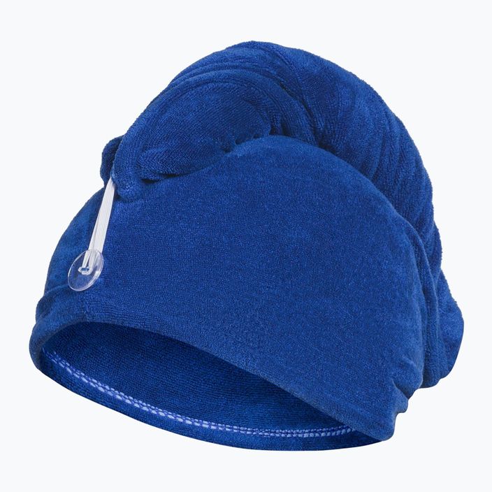 AQUA-SPEED Asciugamano per la testa turbante blu 2