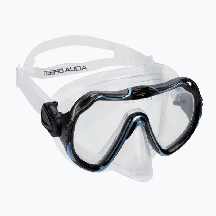 AQUA-SPEED Java + Elba set da immersione blu 2