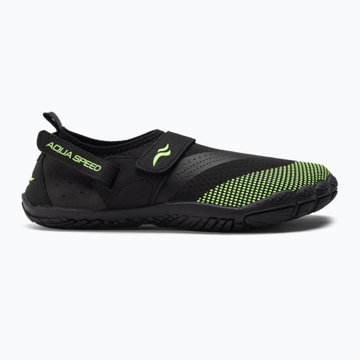 AQUA-SPEED Agama scarpe da acqua nero/verde 2